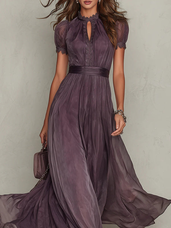 Rhona Elegant Vintage Flow Dress