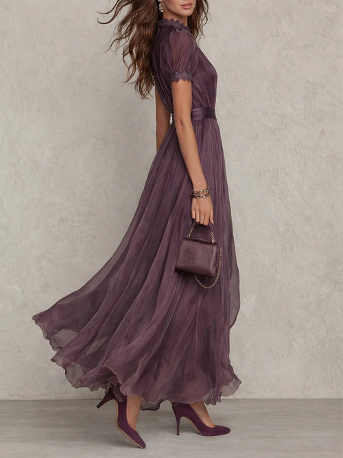 Rhona Elegant Vintage Flow Dress